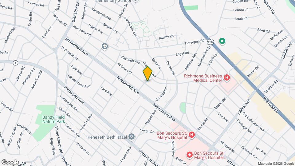 6424 W Grace St Map and Location Details