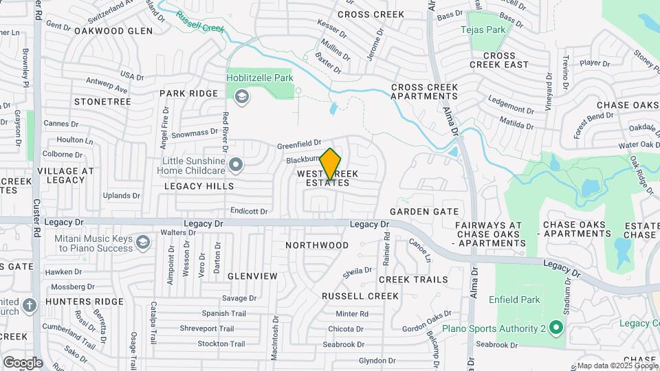 1405 Newbury Ln Map and Location Details