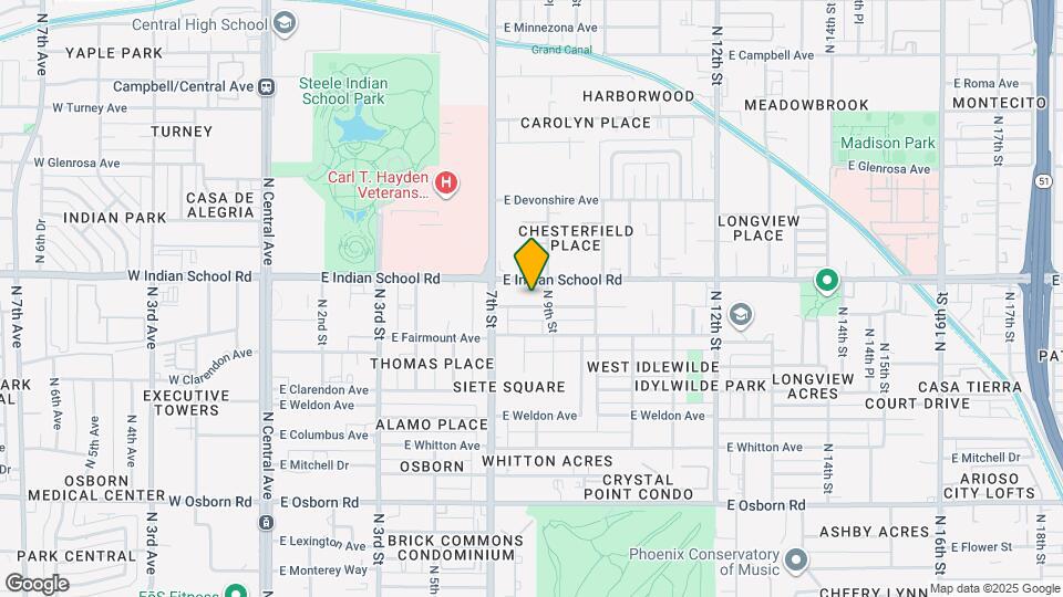 806 E Amelia Ave Mapa y Detalles de la Ubicación