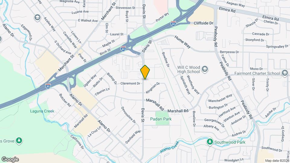 945 Davis St Map and Location Details