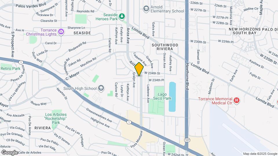 23425 Anza Ave Map and Location Details