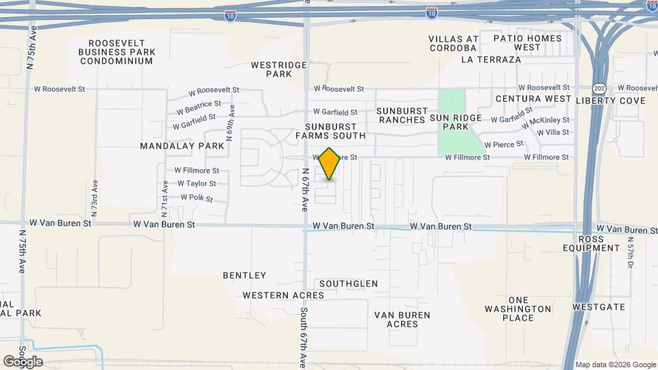 429 N 66th Dr Map and Location Details