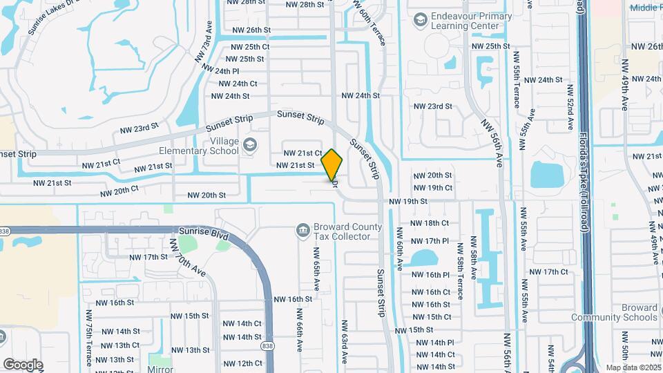 6400 NW 20th Ct Map and Location Details