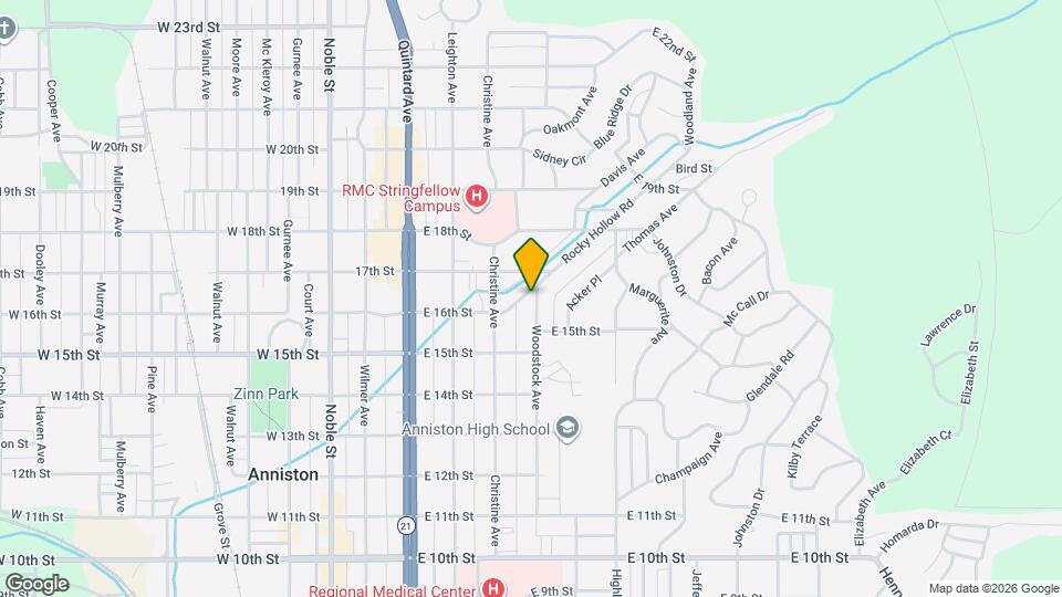 1536 Woodstock Ave Map and Location Details