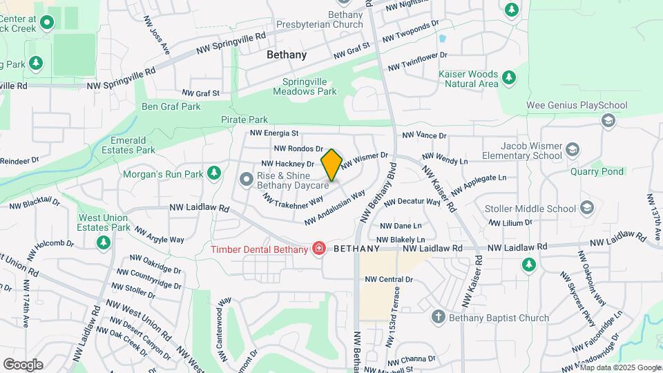 15637 NW Trakehner Way Map and Location Details