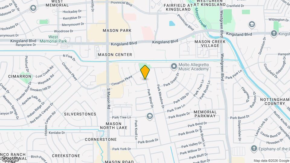 21602 Park Downe Ln Map and Location Details