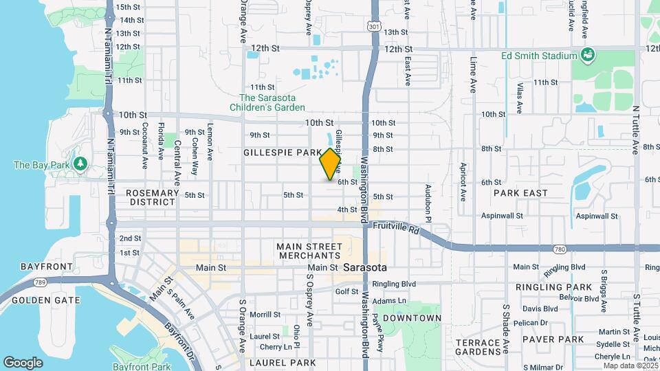 1862 6th St Map and Location Details