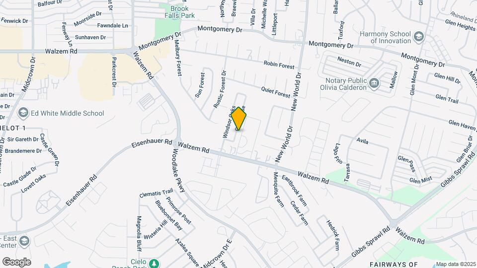 7538 Oak Chase Map and Location Details