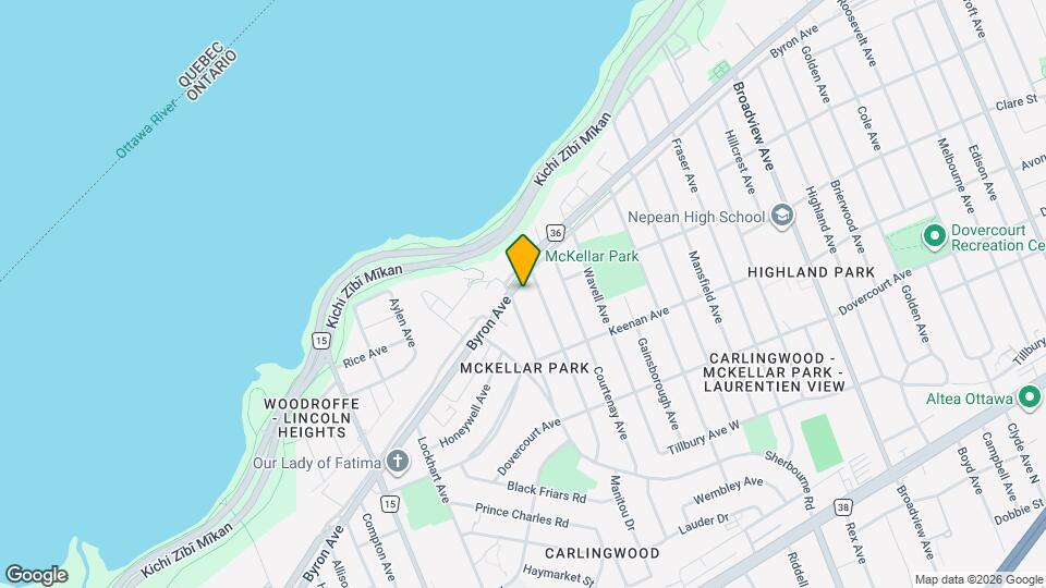 886 Byron Ave Map and Location Details