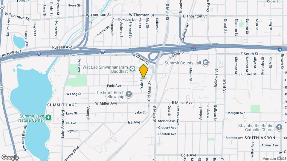 1027 Yale St Map and Location Details