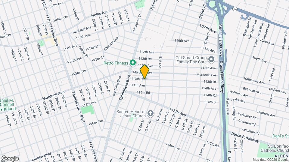 216-64 113th Dr Map and Location Details