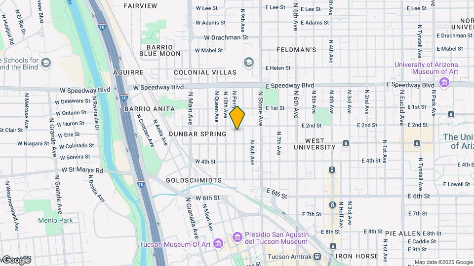 830 N Perry Ave Mapa y Detalles de la Ubicación