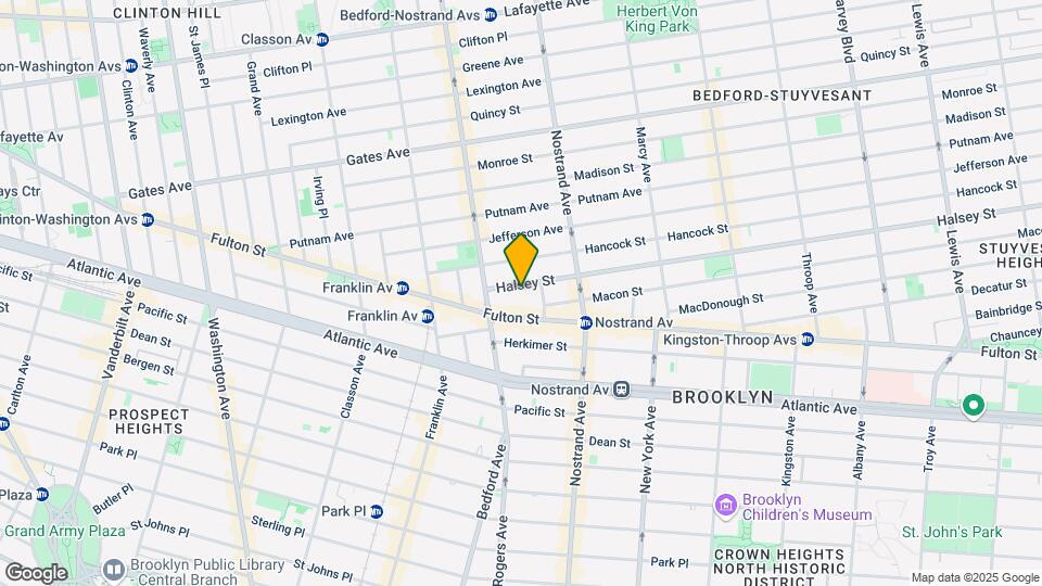 38 Halsey St Mapa y Detalles de la Ubicación