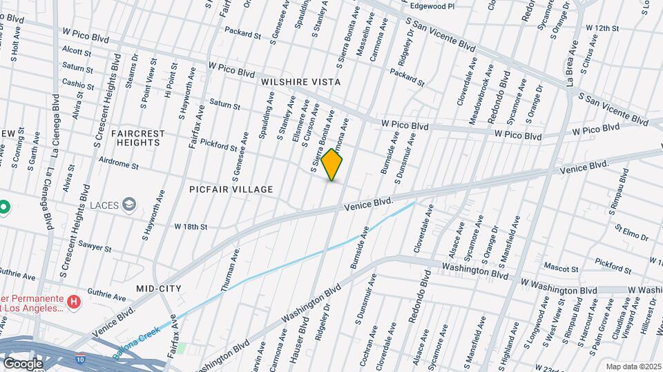 1608 Carmona Ave Map and Location Details