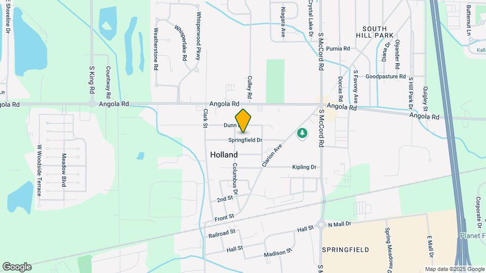 7044 Springfield Dr Mapa y Detalles de la Ubicación