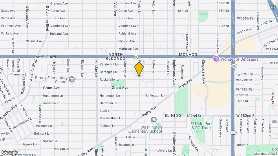 1707 Phelan Ln Map and Location Details