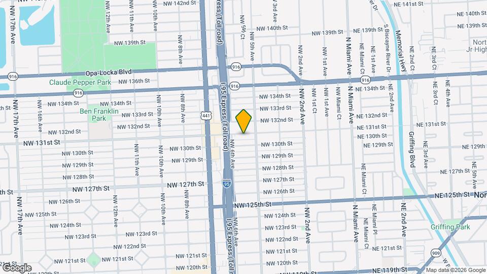 550 NW 131st St Map and Location Details