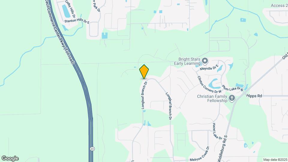 6889 Longleaf Branch Dr Map and Location Details