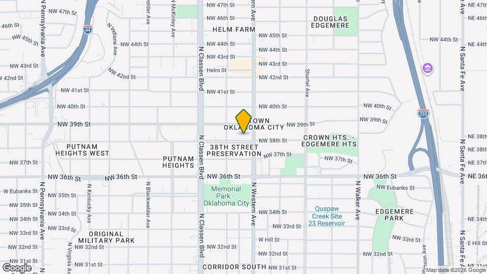 1117 NW 38th St, Unit 1119B Map and Location Details