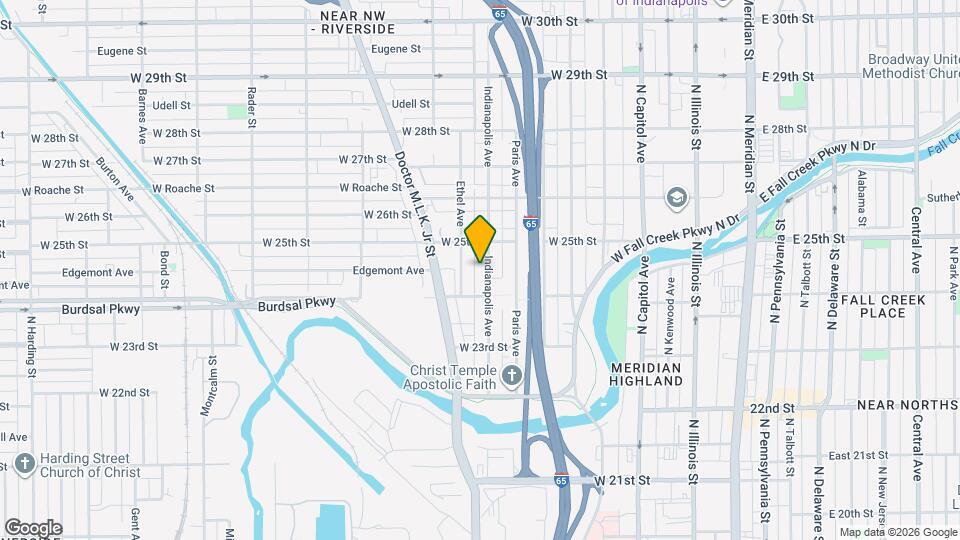 2430 Indianapolis Ave Map and Location Details