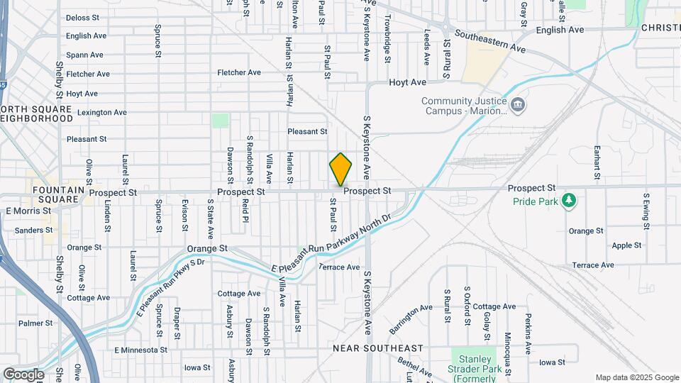 2317 Prospect St Map and Location Details