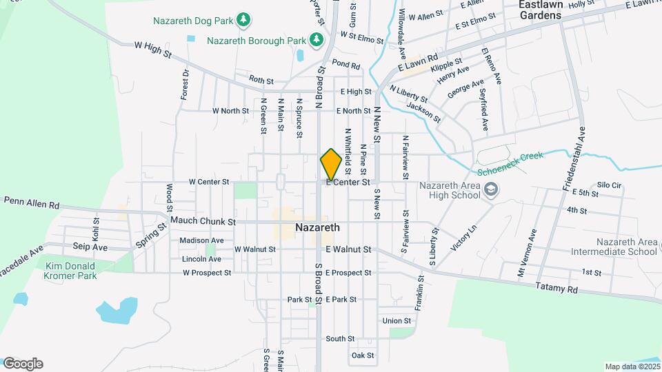 110-118 E Center St Map and Location Details