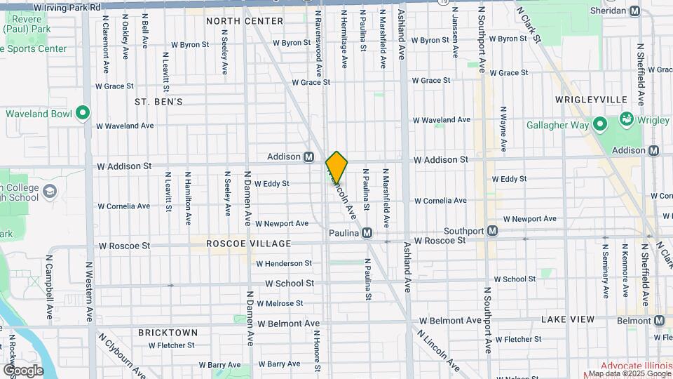 3520 N Lincoln Ave, Unit M09B Map and Location Details