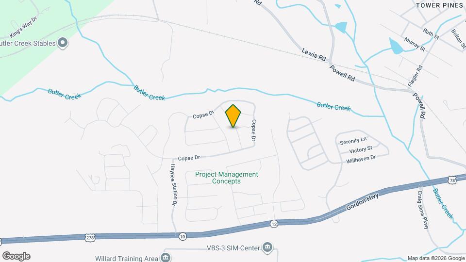 9033 Brevard Rd Map and Location Details