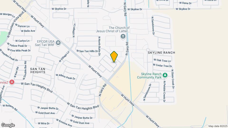 1755 W Desert Canyon Dr Map and Location Details