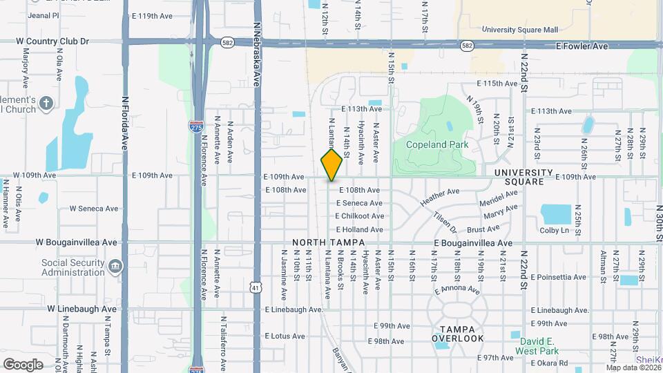 1202 E 108th Ave Map and Location Details