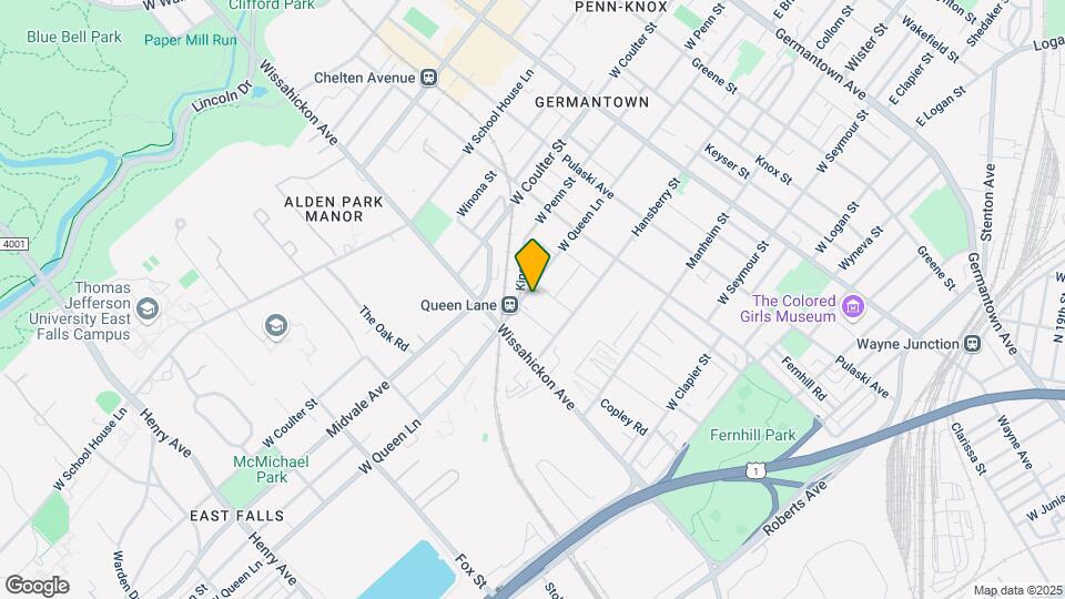510 W Queen Ln Map and Location Details