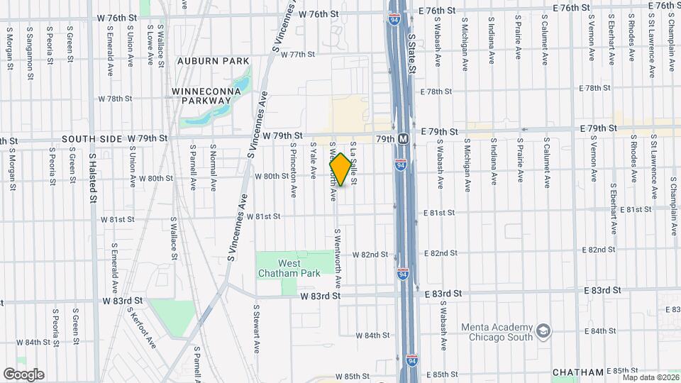 8025 S Wentworth Ave Map and Location Details