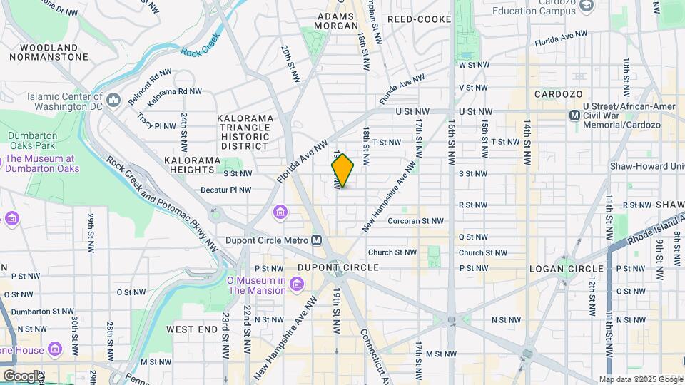 1717 19th St NW Map and Location Details