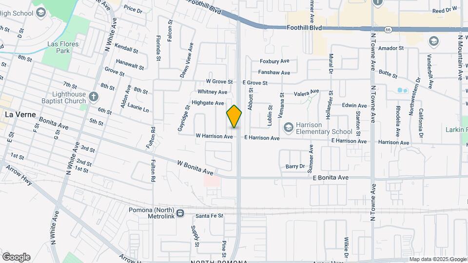 2913 N Garey Ave Mapa y Detalles de la Ubicación