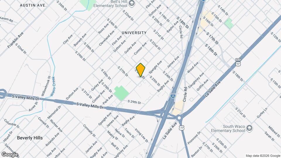 2605 Speight Ave Map and Location Details