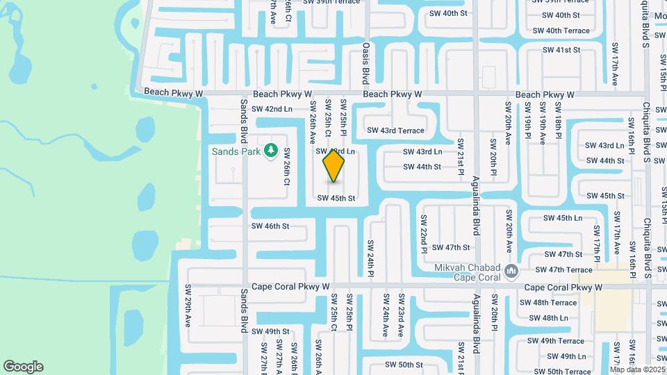 4413 SW 25th Ct Map and Location Details
