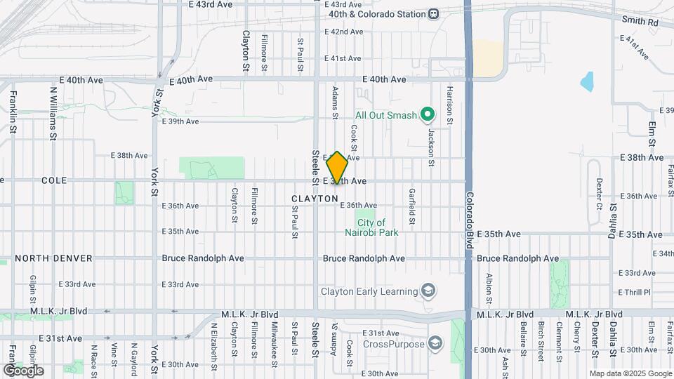 3647 Adams St Map and Location Details