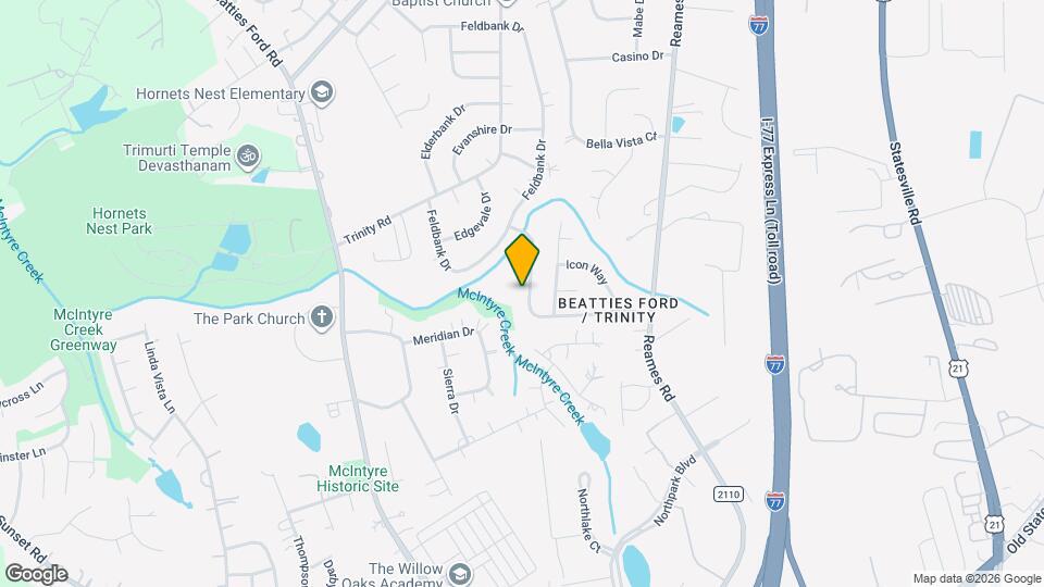 5736 Lawn Meadow Dr Mapa y Detalles de la Ubicación