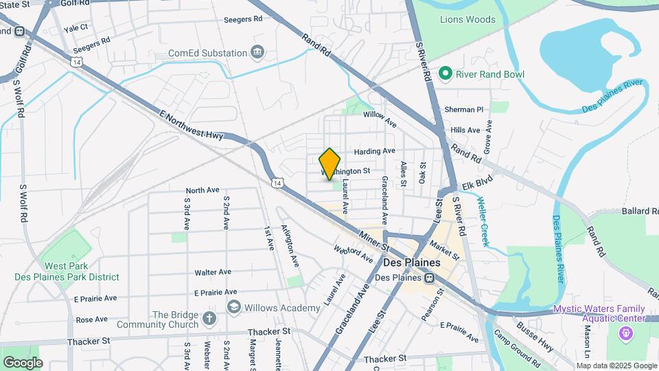 1258 Brown St Map and Location Details