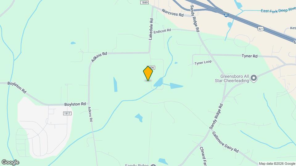 718 Lakedale Rd Map and Location Details