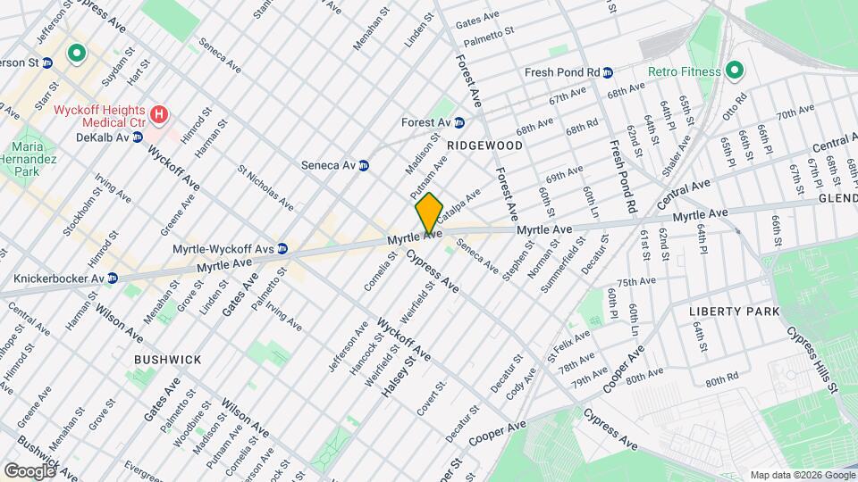 56-46 Myrtle Ave Map and Location Details