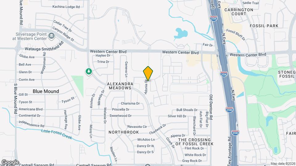 6256 Adonia Dr Map and Location Details