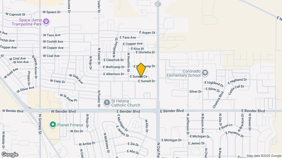 612 E Sunset Dr Map and Location Details