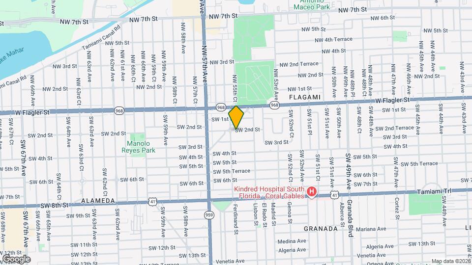 5580 SW 2nd St Map and Location Details