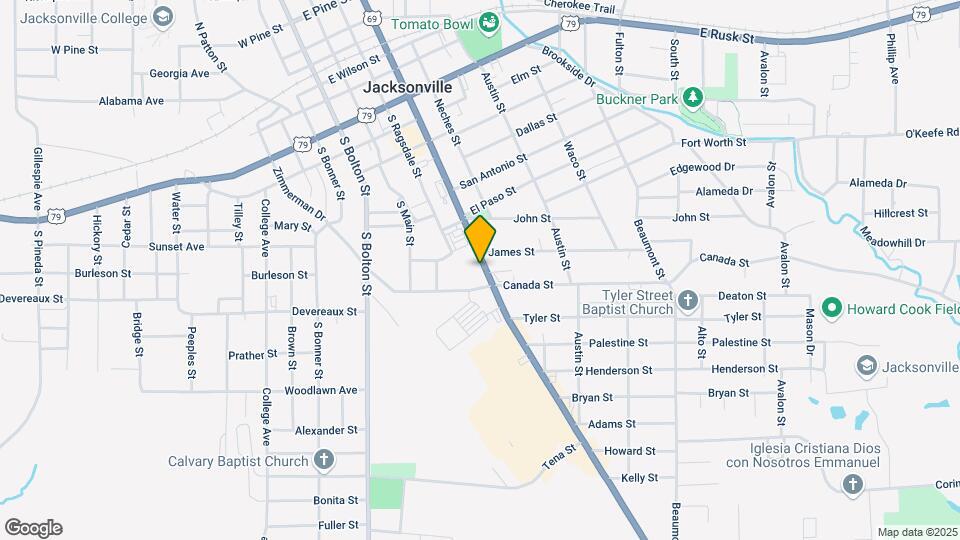 805 S Jackson St Map and Location Details