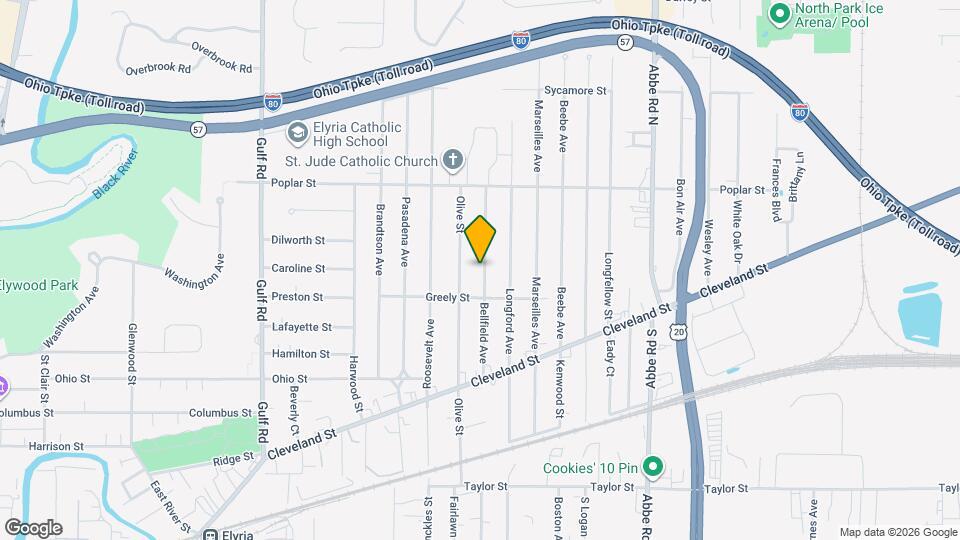 222 Bellfield Ave Map and Location Details