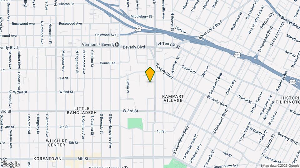 144 S Westmoreland Ave, Unit 07 Mapa y Detalles de la Ubicación
