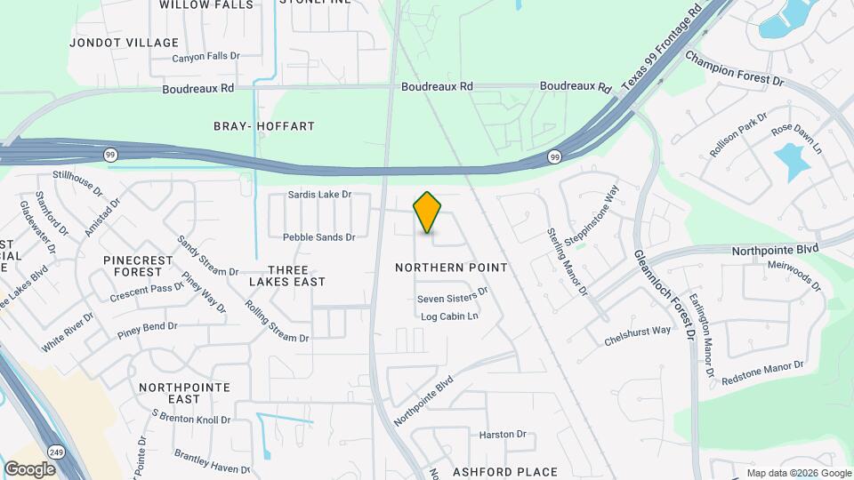 19615 Hollington Dr Map and Location Details