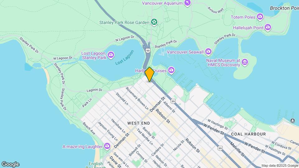 1925 Alberni St Map and Location Details