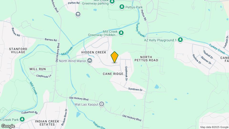 3213 Hidden Creek Dr Map and Location Details